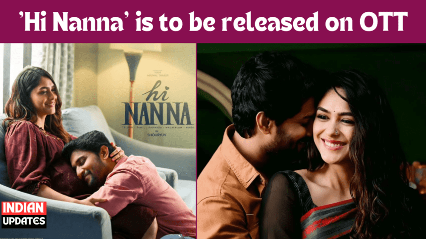 Mrinal and Nani's 'Hi Nanna' is to be released on OTT; On which platform can the film be watched?