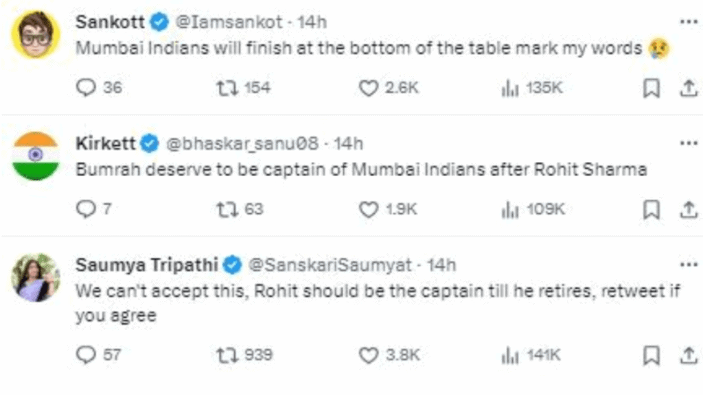 Hardik Pandya Troll after replacing Rohit sharma as Captain in  IPL 2024.