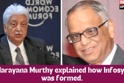 Narayana Murthy explained how Infosys was formed