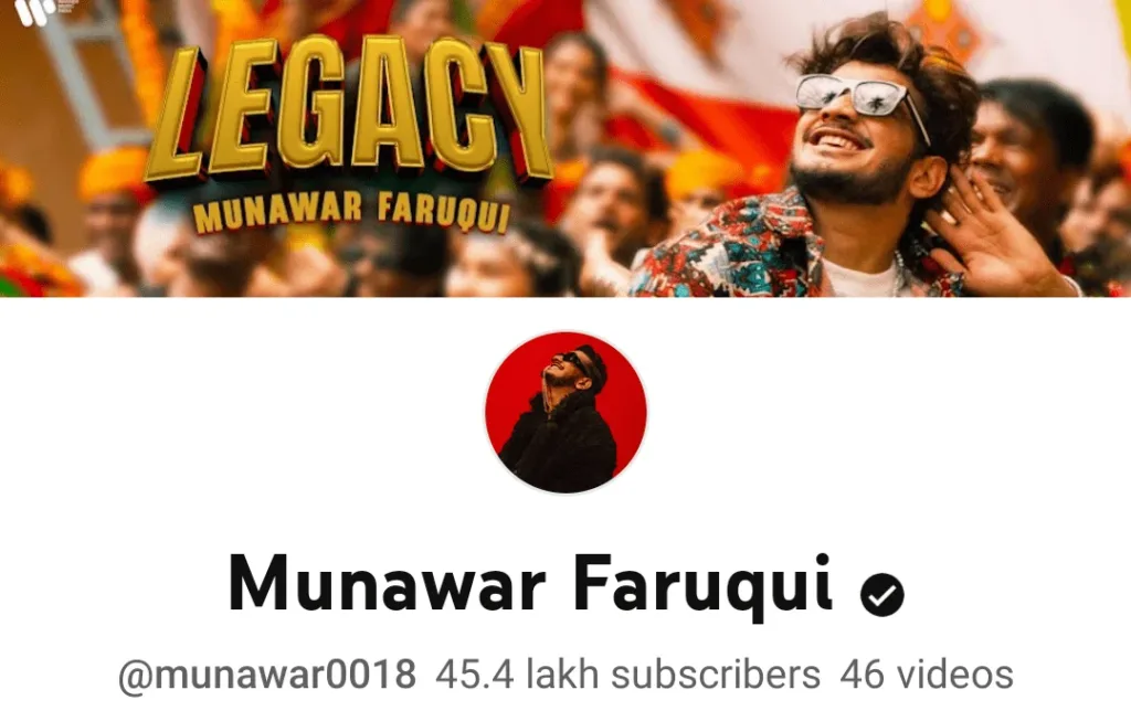Munawar Faruqui YouTube Income
